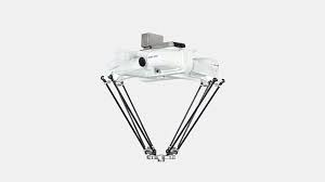 パラレルリンクロボットの画像
パラレルメカニズム(並列なリンクを介して1点の動きを制御する方法)を使った産業用ロボットで、主にピック&プレースで活用されています。