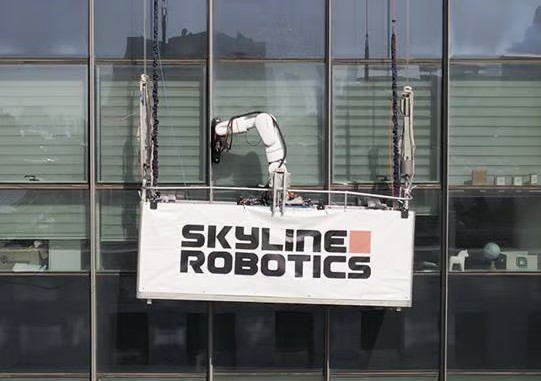 窓吹き作業をロボットで自動化
