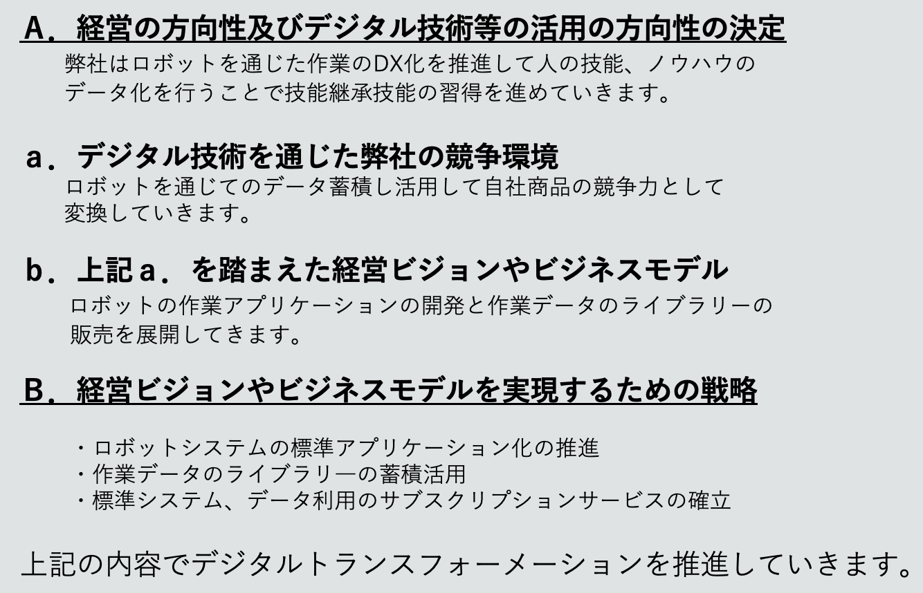 デジタル技術の活用及びDX推進の取組