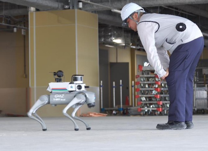 大成建設とTechShareが開発！四足歩行ロボットが建設現場に革新！