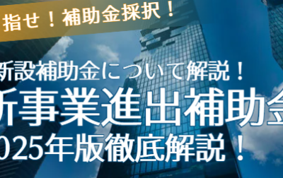新事業進出補助金2025年について解説！1社最大9000万円！