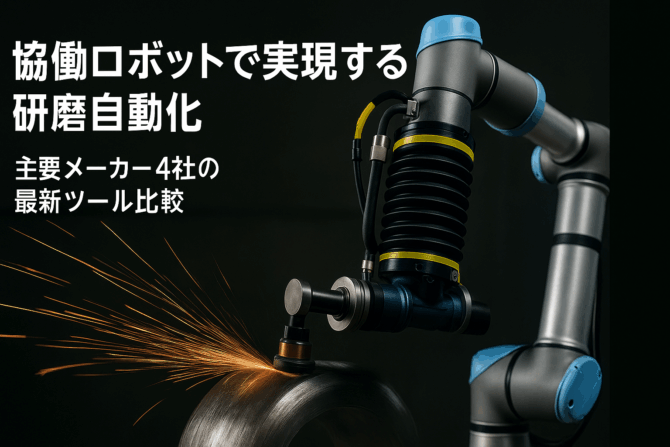 協働ロボットで実現する研磨自動化｜主要メーカー4社の最新ツール比較