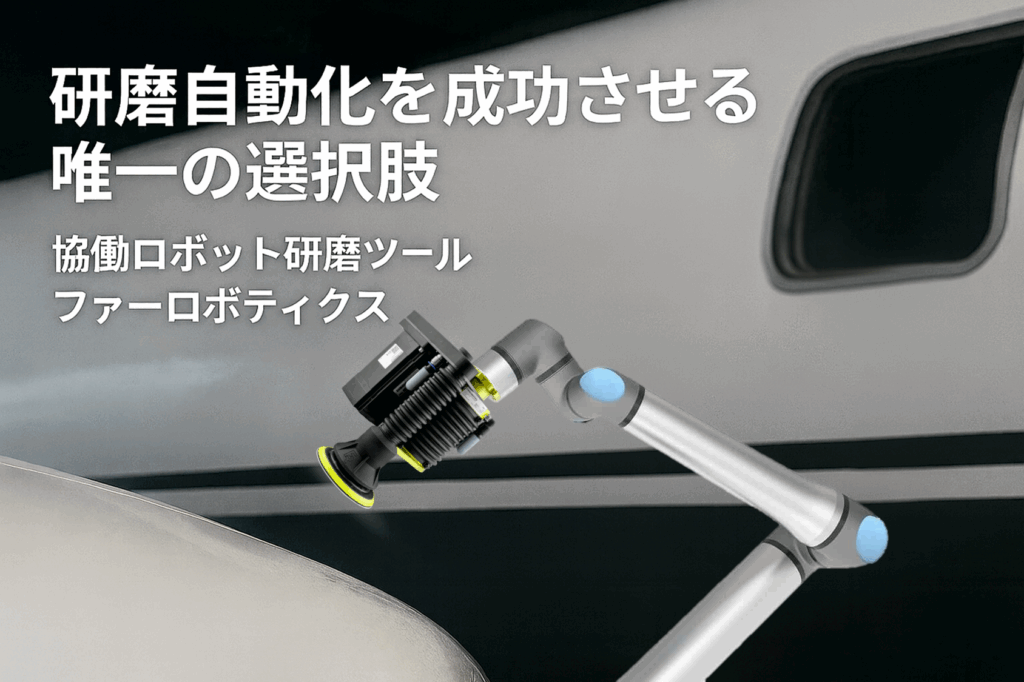 研磨自動化を成功させる唯一の選択肢｜協働ロボット研磨ツール ファー