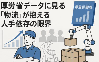 厚生労働省のデータで読み解く物流現場の人手不足と自動化の必要性