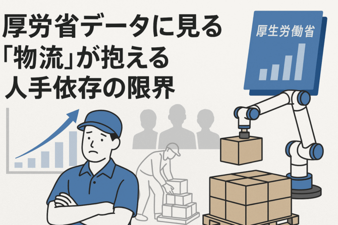 厚生労働省のデータで読み解く物流現場の人手不足と自動化の必要性