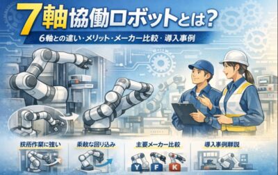 7軸協働ロボット完全ガイド｜メリット・デメリットと主要メーカー比較【導入事例】
