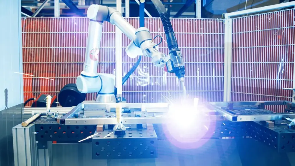 自動走行・小型可搬移動式による溶接自動化