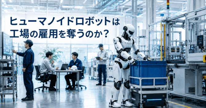 ヒューマノイドロボットは工場の雇用を奪うのか？製造業の人手不足と自動化の現実を解説