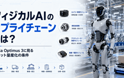 フィジカルAIのサプライチェーンとは？｜Tesla Optimus 3に見るロボット量産化の条件