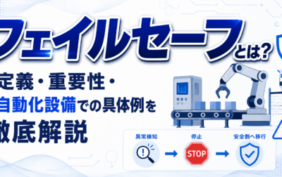 フェイルセーフとは？｜定義・重要性・自動化設備での具体例を徹底解説