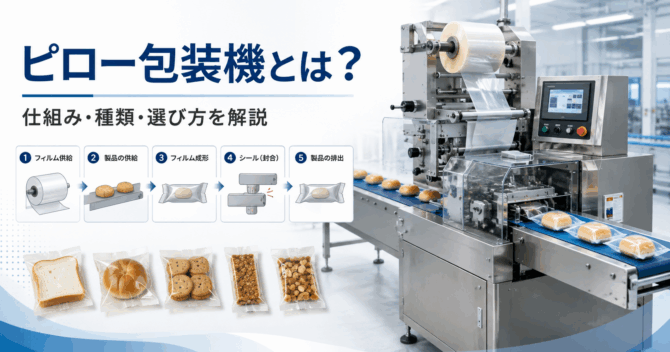 ピロー包装機とは？種類・仕組み・主要メーカー18社・選び方を解説