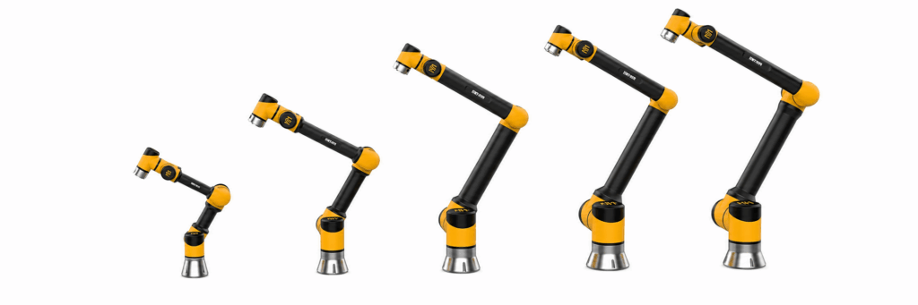 IIMT Robotの協働ロボット製品ラインナップ