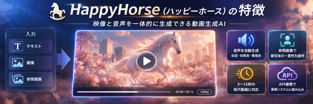 HappyHorseの特徴